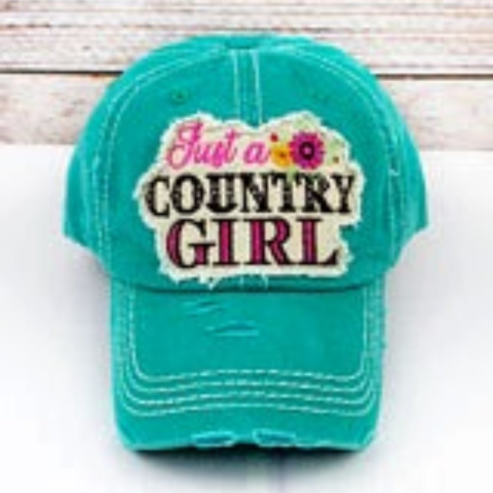 NWT Womans JUST A COUNTRY GIRL Baseball Cap